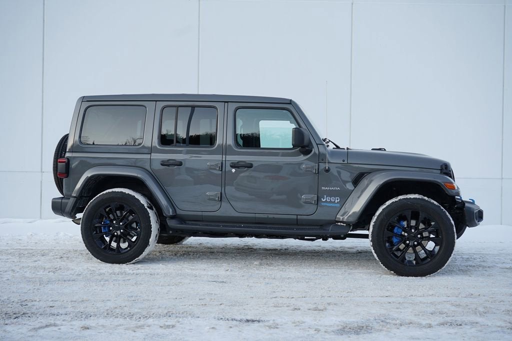 Used 2022 Jeep Wrangler Unlimited Sahara 4XE with VIN 1C4JJXP67NW278824 for sale in Cold Spring, Minnesota