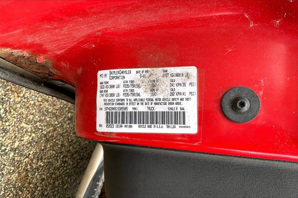 2001 Dodge Dakota Sport