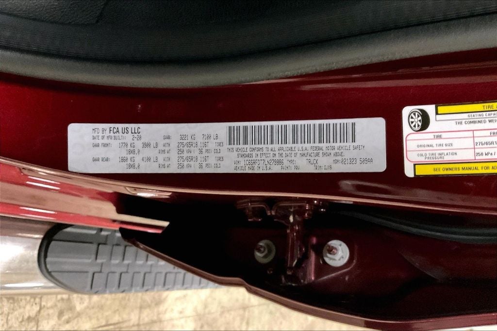 2020 RAM 1500 Laramie