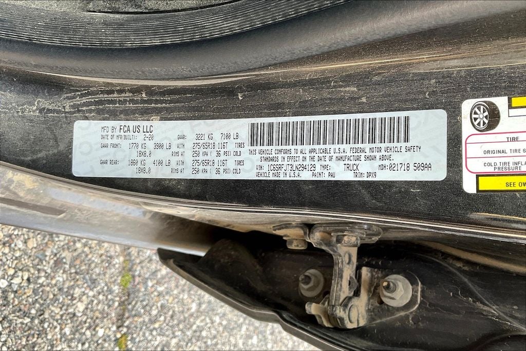 2020 RAM 1500 Laramie