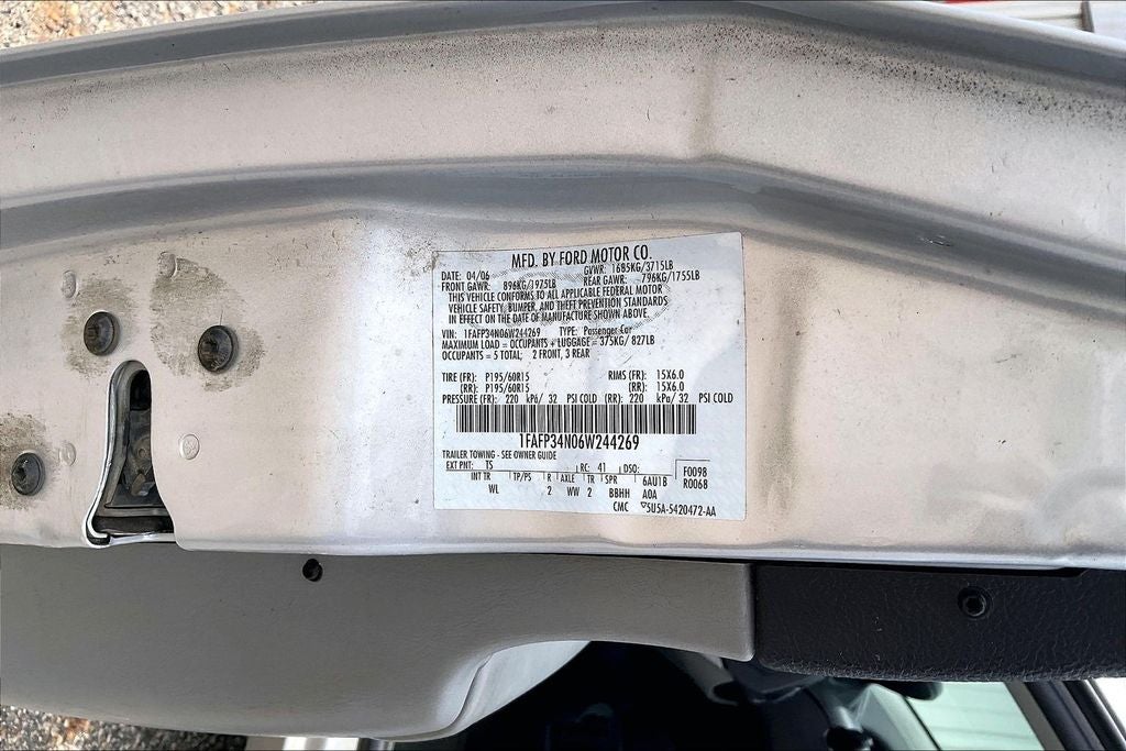 2006 Ford Focus ZX4 S