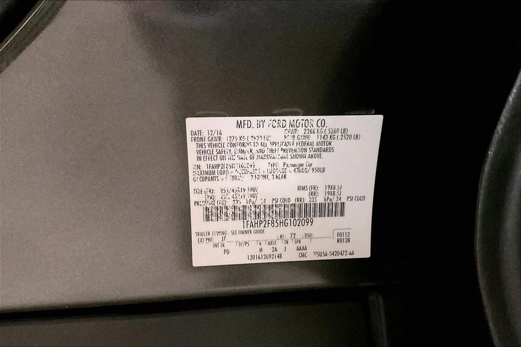 2017 Ford Taurus Limited