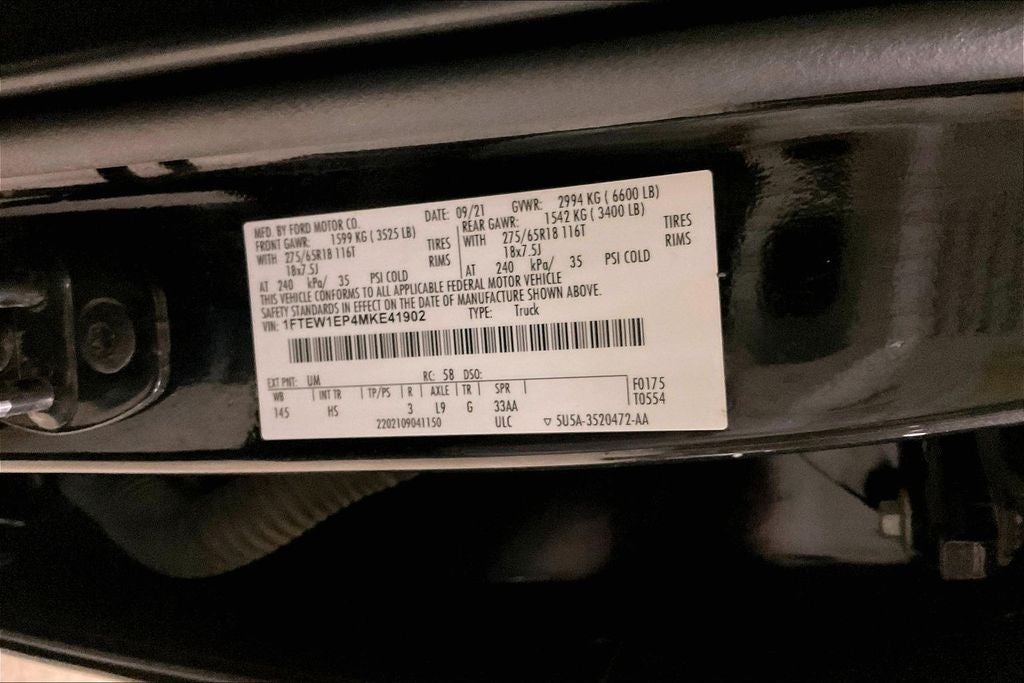 2021 Ford F-150 Lariat