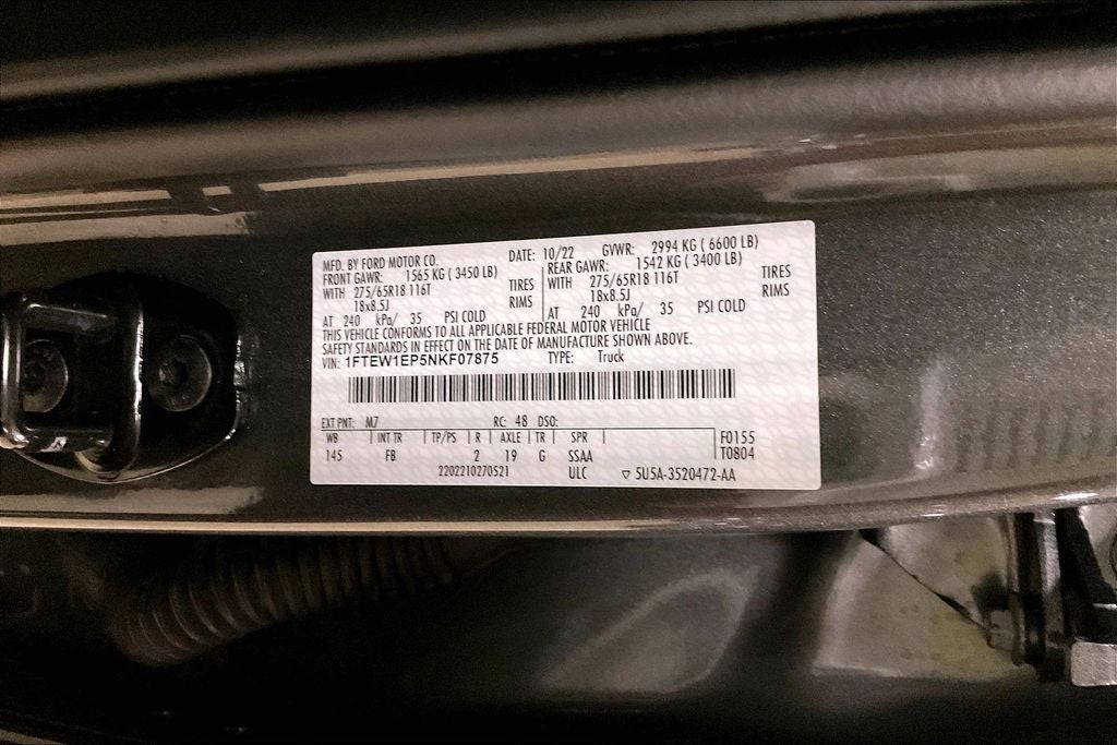 2022 Ford F-150 XLT