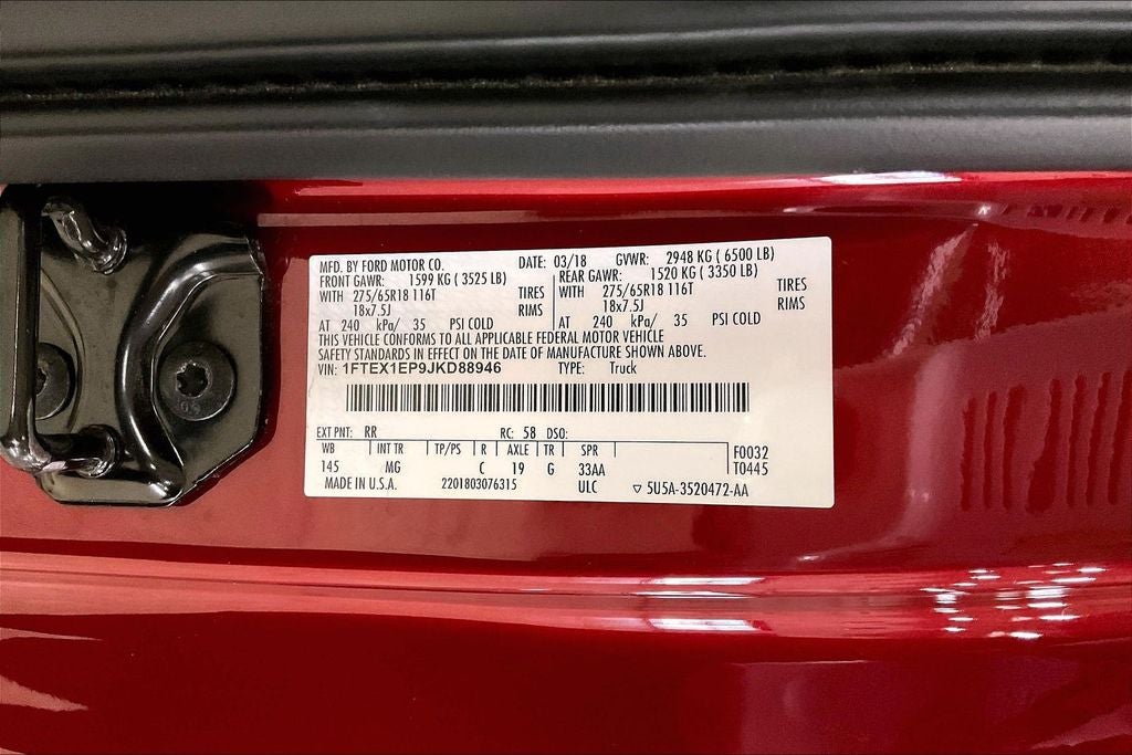2018 Ford F-150 XLT