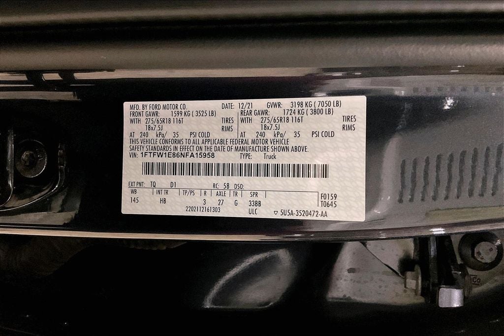 2022 Ford F-150 Lariat