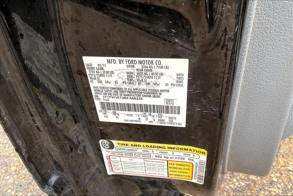 2011 Ford F-150 Platinum