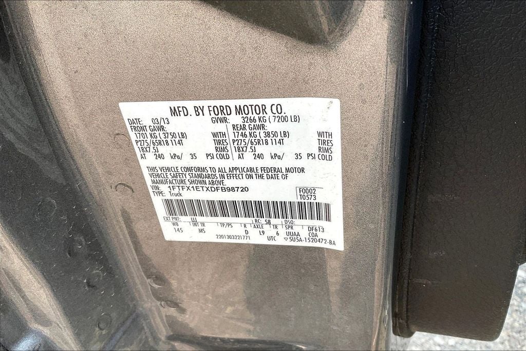 2013 Ford F-150 XLT