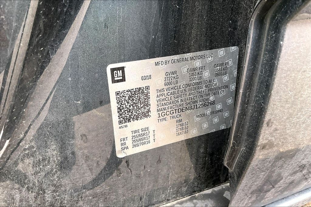 2018 Chevrolet Colorado Z71