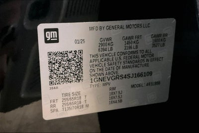 2025 Chevrolet Traverse LT 2LT
