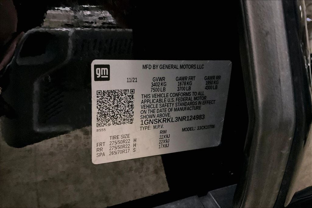 2022 Chevrolet Tahoe RST