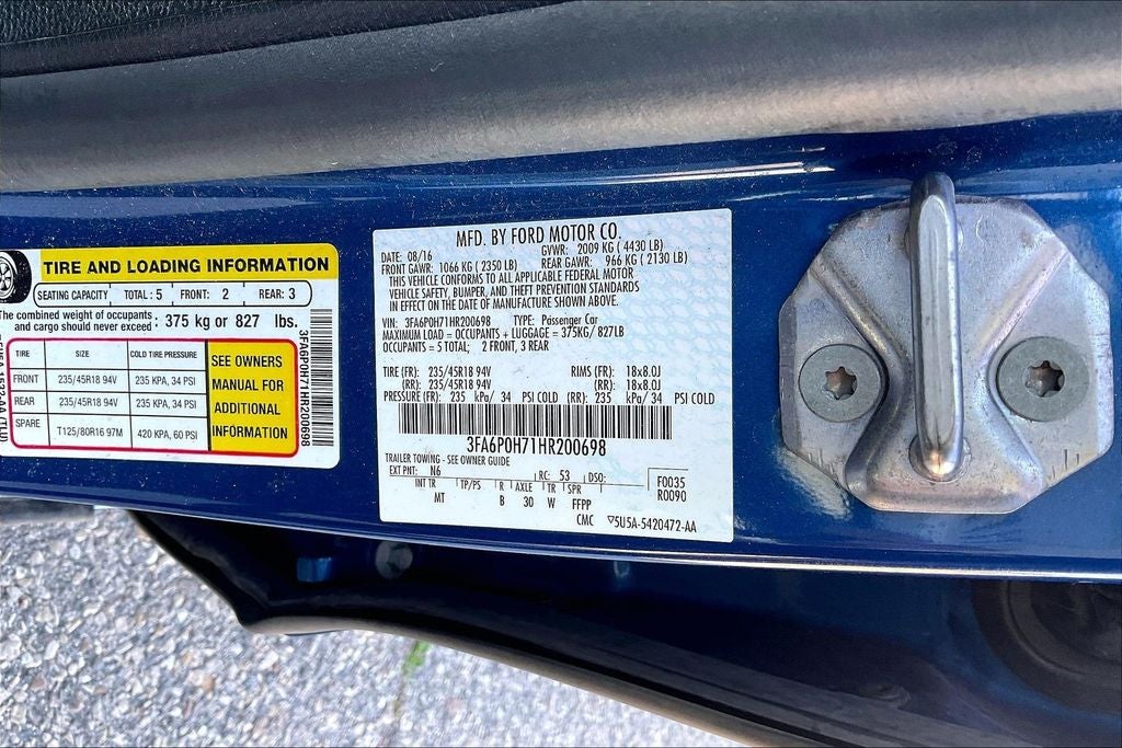 2017 Ford Fusion SE