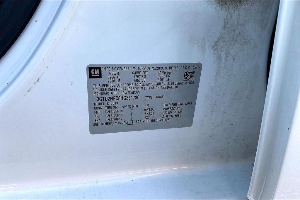 2017 GMC Sierra 1500 SLT