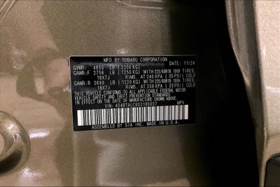 2025 Subaru Outback Onyx Edition