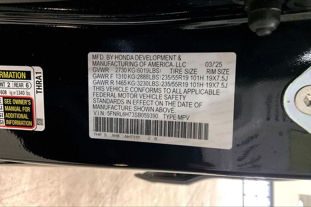 2025 Honda Odyssey Sport-L