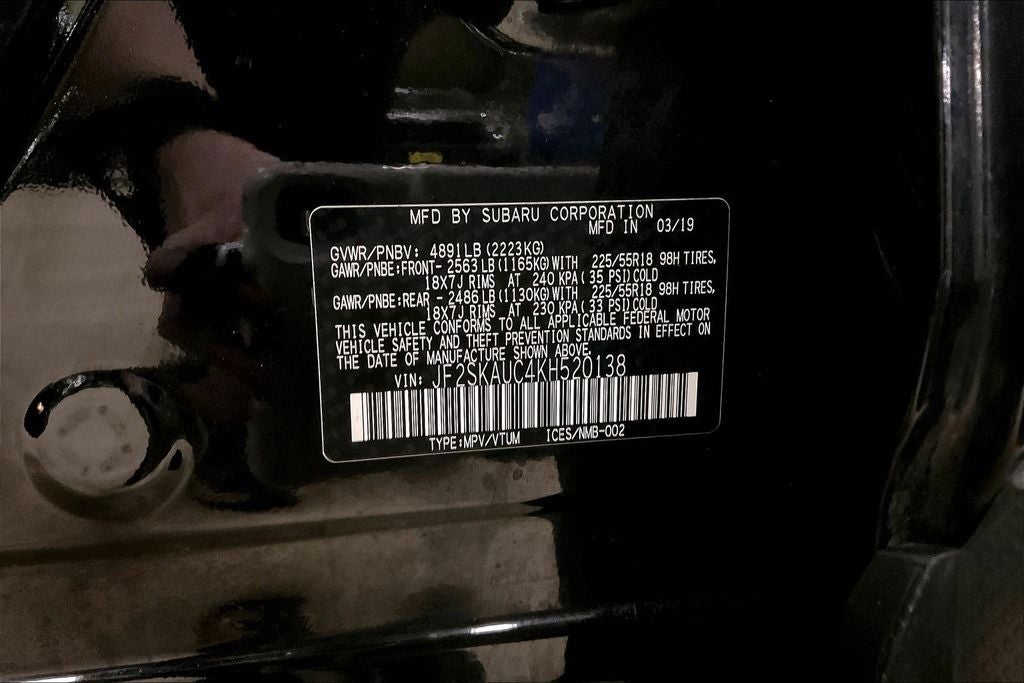 2019 Subaru Forester Limited