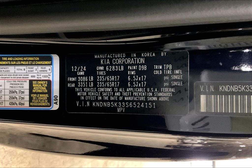 2025 Kia Carnival LXS