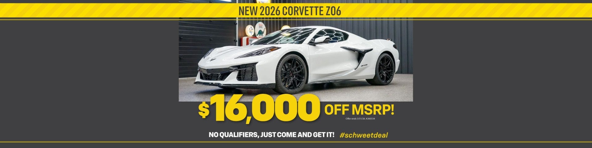 $16,000 off MSRP on new 2026 Corvette Z06