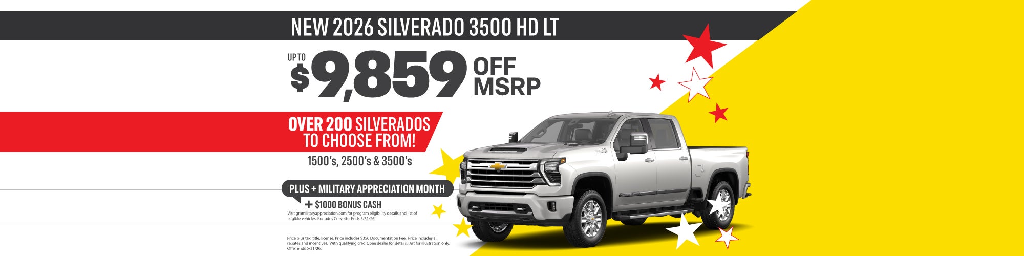 New 2026 Silverado 3500 HD LT
