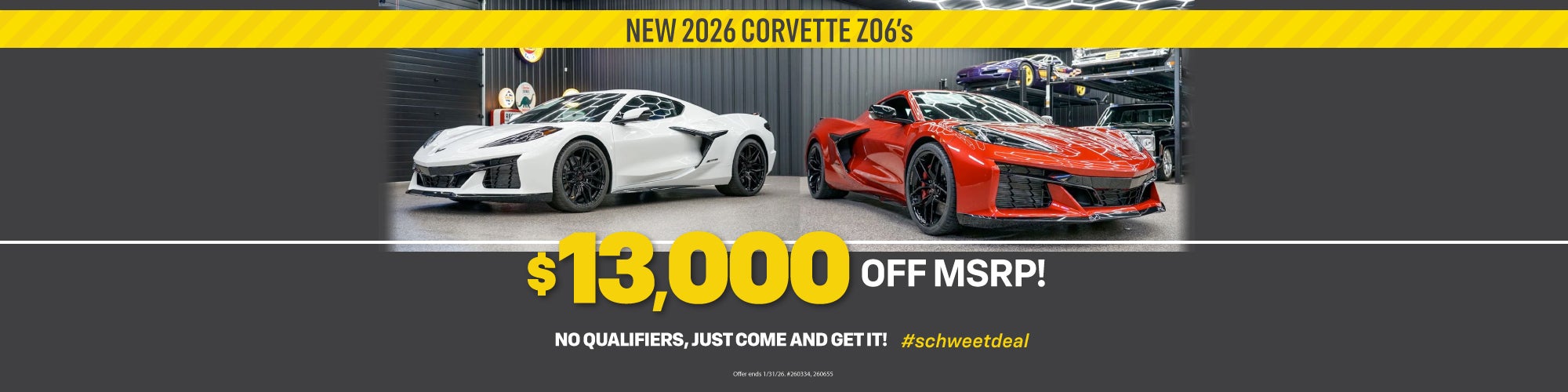 New 2026 Corvette Z06's $13,000 off MSRP 