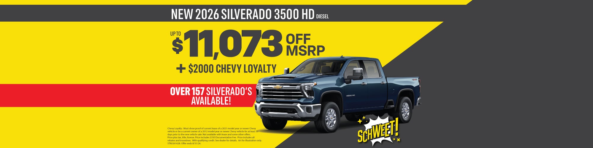 New 2026 Silverado 3500 HD High Country
