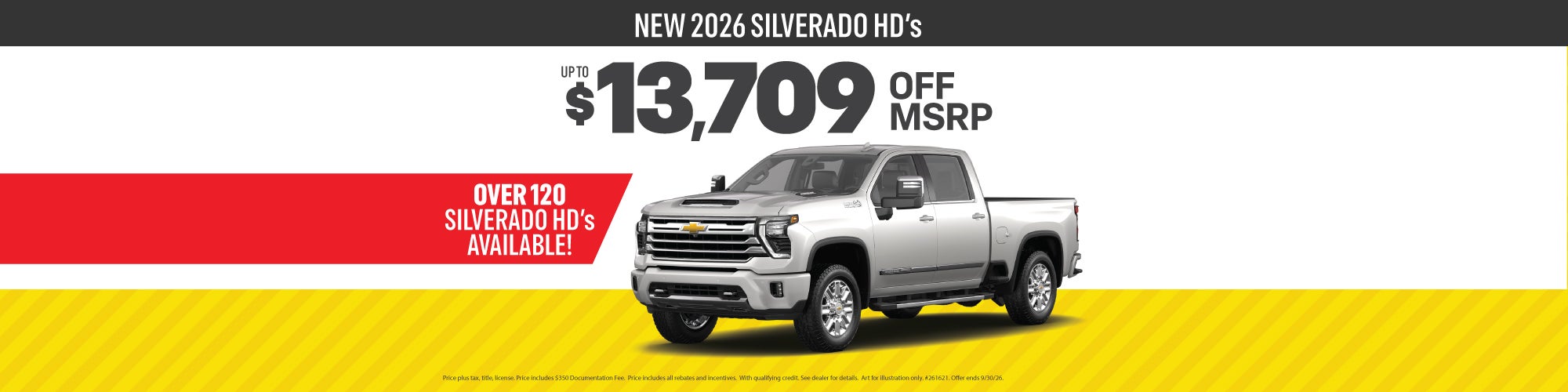 New 2026 Silverado HD Off MSRP offer